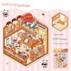 DIY 3D scene stickers for the Food Town: Four Fun Stores (Dessert house, Rice Noodle Shop, Pet Store, Izakaya)
