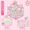 Dreamy Land DIY 3D Scene Stickers Four Cute pet Parks (Soft and adorable Rabbit Amusement Park, CAPYBARA Hot Spring, DODO Panda Tea House, Pony Lily Magic House)