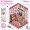 My room DIY 3D scene stickers four creative little worlds: (study corner time canteen MengMeng dressing room doll e-sports room)