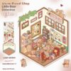 DIY 3D scene stickers for Cute Pet Town: Four Cute Pet Shops (Cute Pet Warm Kitchen, Cute Pet Coffee House, Bear Detective Agency, Hot Pot Shop)