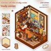 My room DIY 3D scene stickers four creative little worlds: (study corner time canteen MengMeng dressing room doll e-sports room)